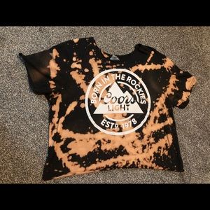 Coors Light Bleached T shirt